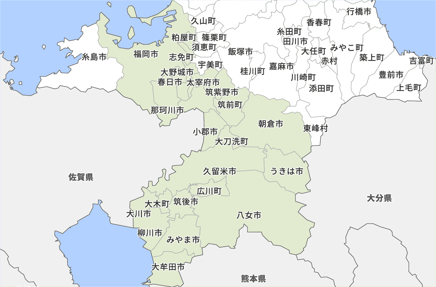 無料訪問可能エリアマップ